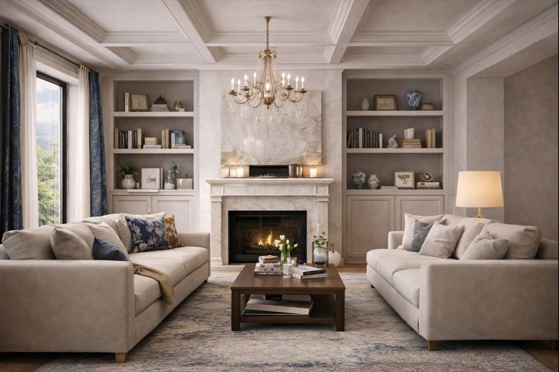 Şık Salon Tasarımı ve Salon Dekorasyonu